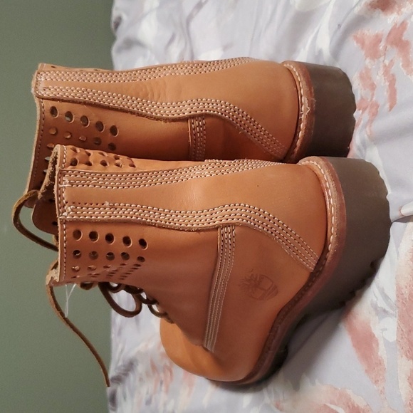 Timberland X Horween 6-in Premium Perforated Collar Bare Naked A1BBJ - Picture 2 of 10